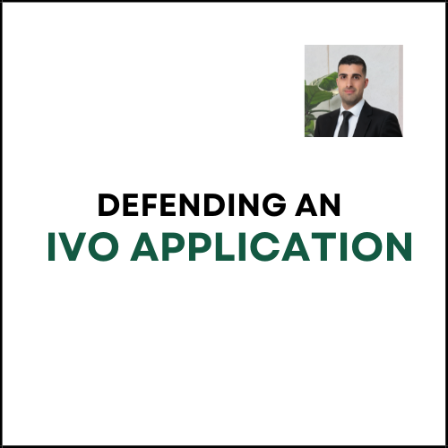 Defending An Ivo Application Your Guide To Navigating The Legal Process In Victoria Emma 